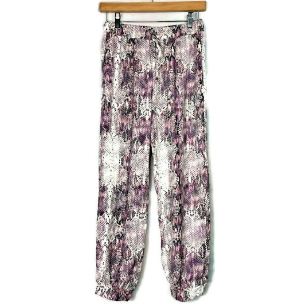 Joggerssnake Print Pants Python Xs - image 1